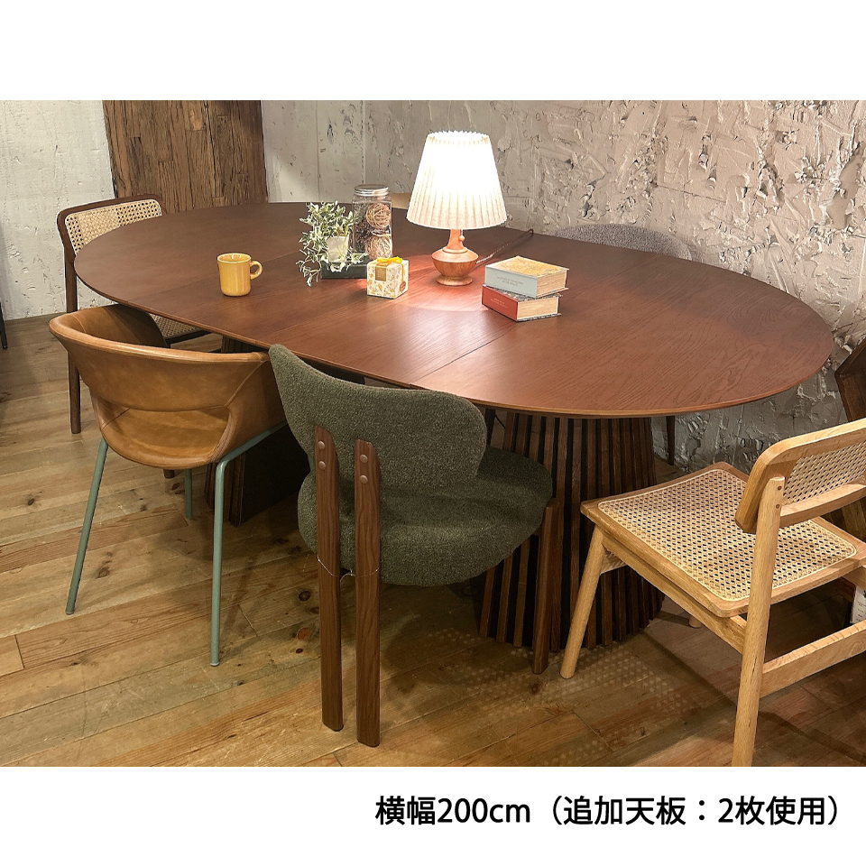 エクステンションテーブルGDR120Yウォールナット - 7