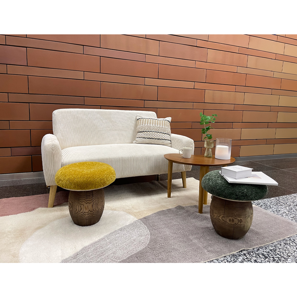 チェア マッシュルームイエロー - 4