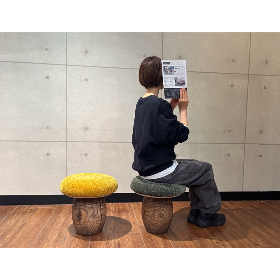 チェア マッシュルームグリーン - 5