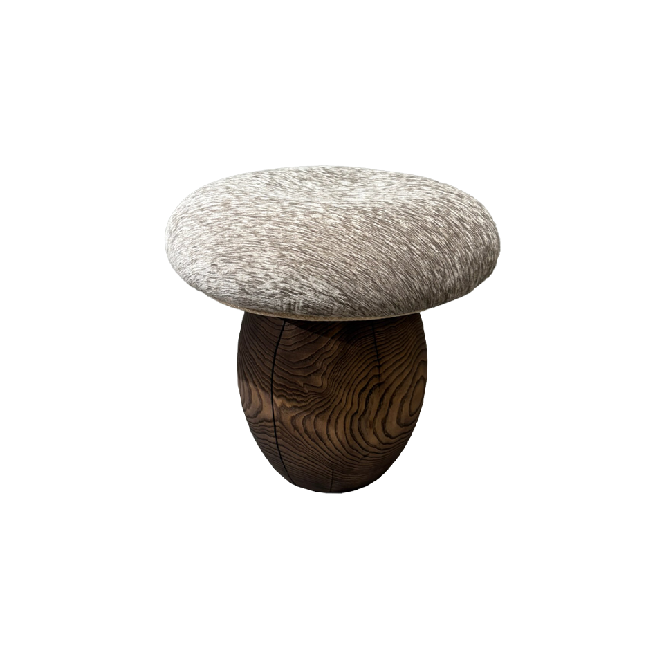 チェア マッシュルームライトグレー - 3