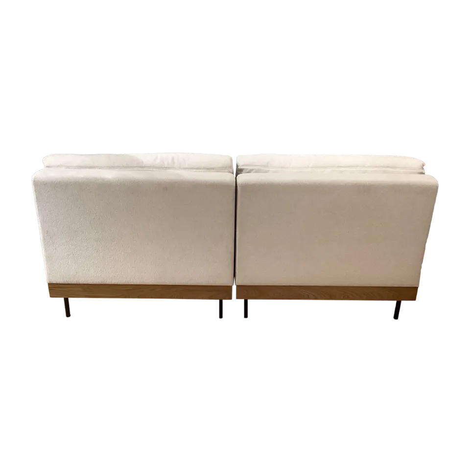 カウチソファ YU9671アイボリー - 5