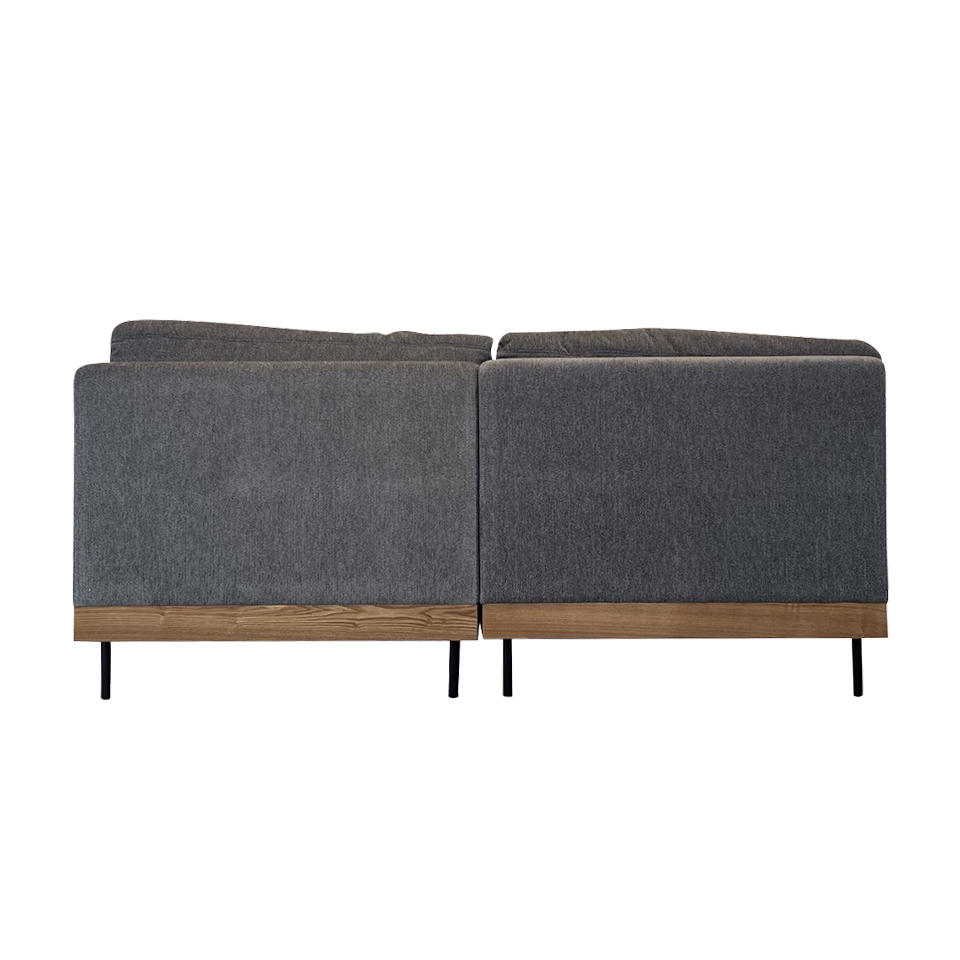 カウチソファ YU9671グレー - 4