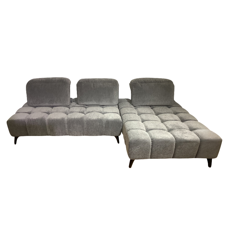 カウチソファYU6607グレー - 4