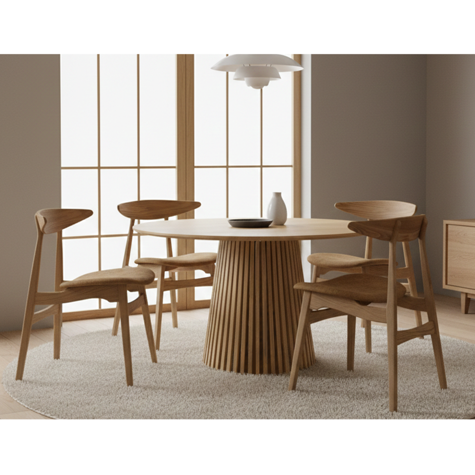 チェアRY54ナチュラル/ライトブラウン - 7