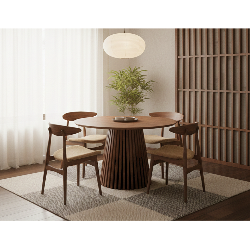 チェアRY54ウォールナット/ライトブラウン - 10