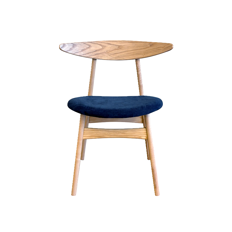 チェアRY54ナチュラル/ダークブルー - 2