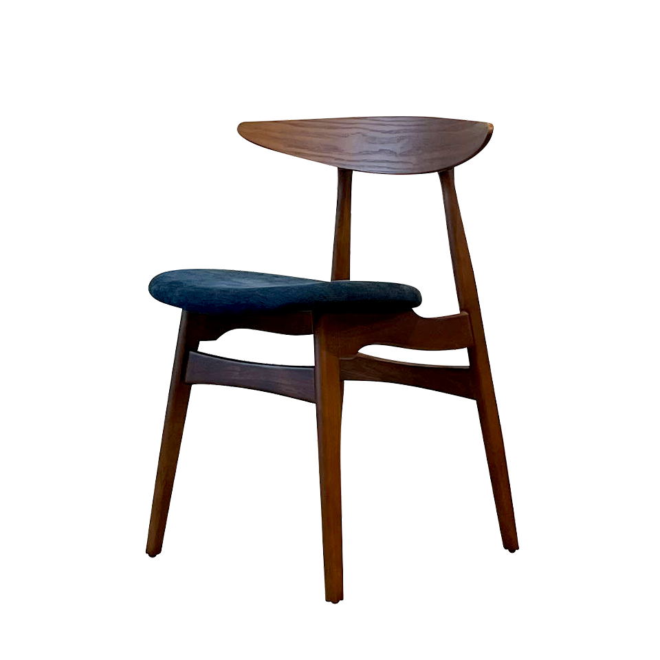 チェアRY54ウォールナット/ダークブルー