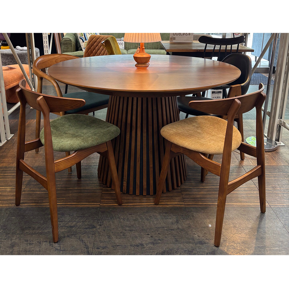 チェアRY54ウォールナット/ダークグリーン - 5