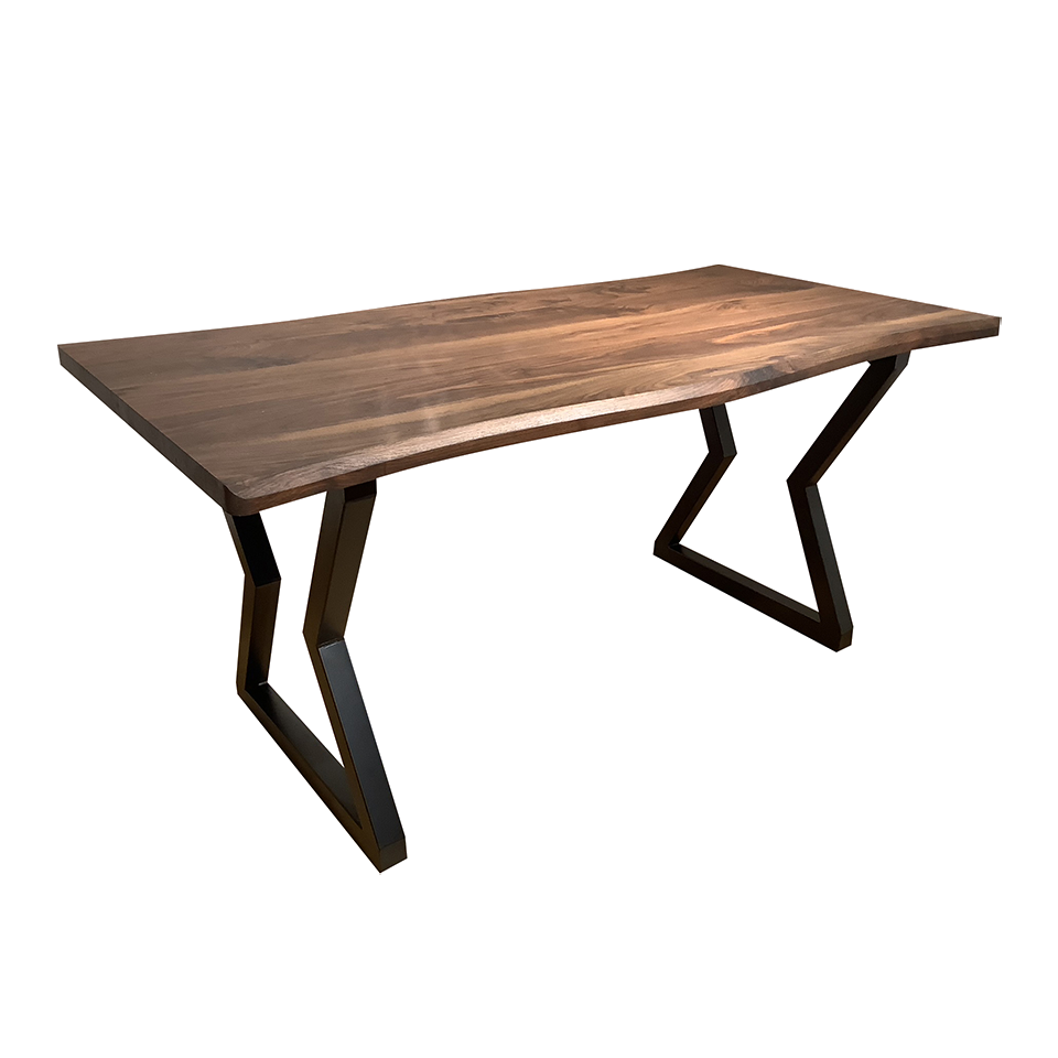 SDT-8885ダイニング（160天板）ウォールナット×... - 4