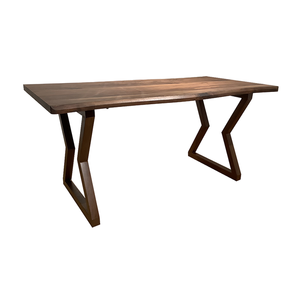 SDT-8885ダイニング（160天板）ウォールナット×... - 4