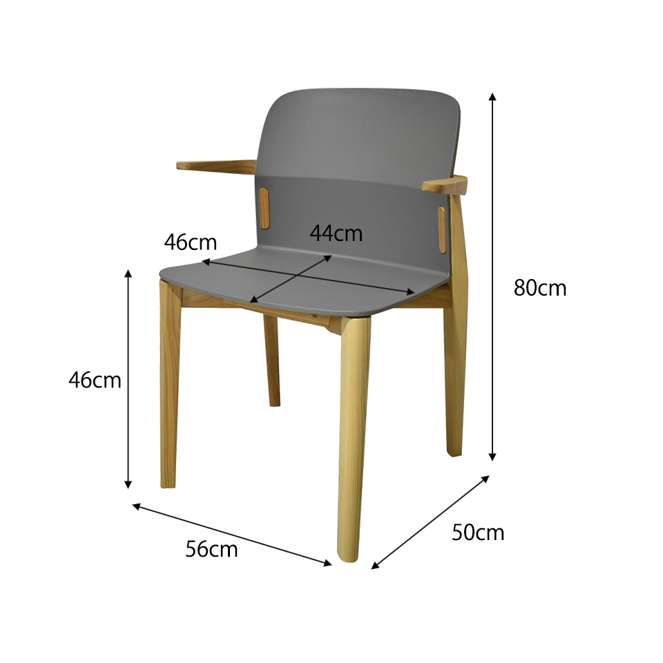 チェアDC-S258Aナチュラル／グリーン - 12