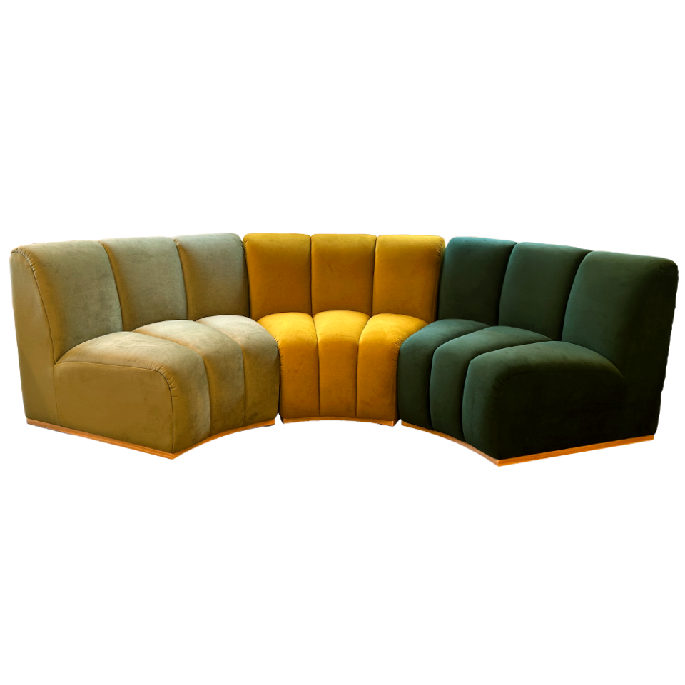 ソファNOVA３個セットグリーン - 2