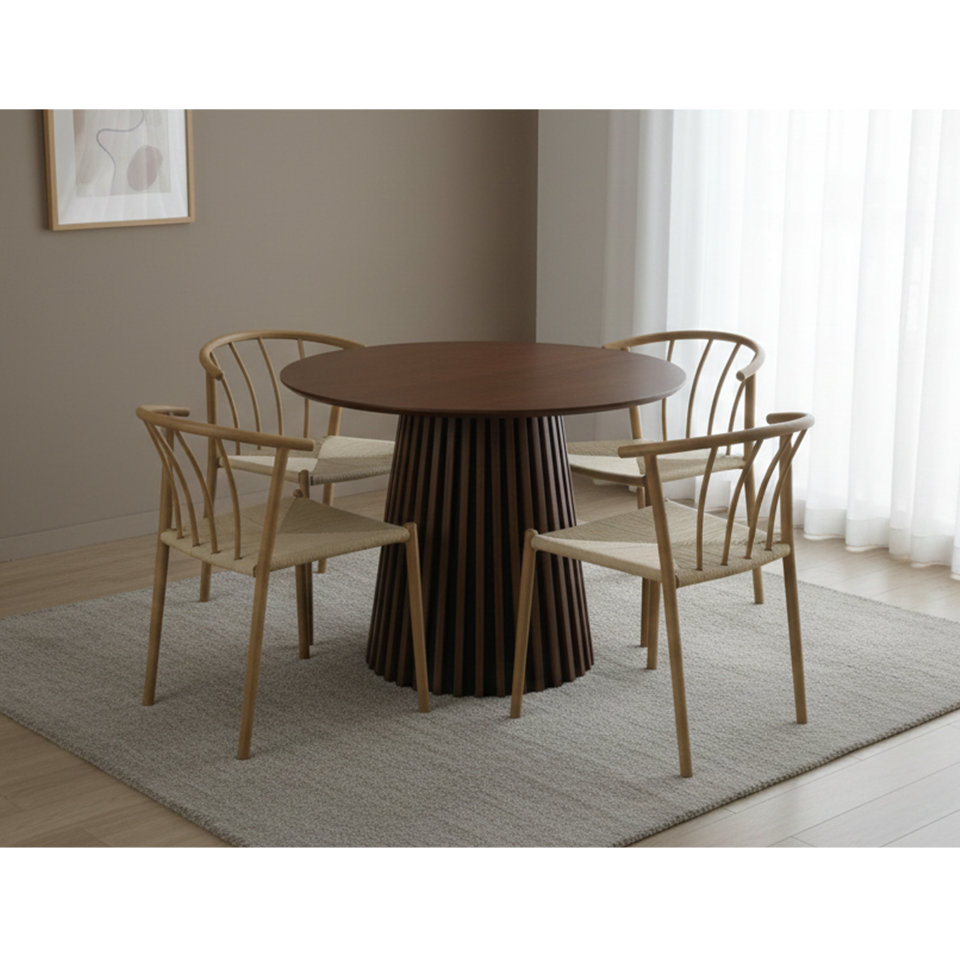 ダイニングテーブルNC2503ウォールナット - 5