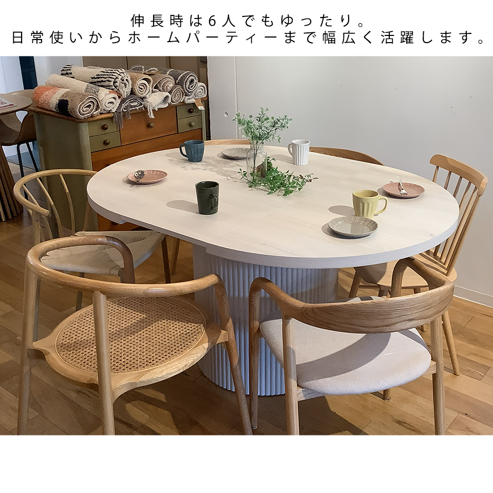 エクステンションテーブルDT9309-1ホワイト - 12