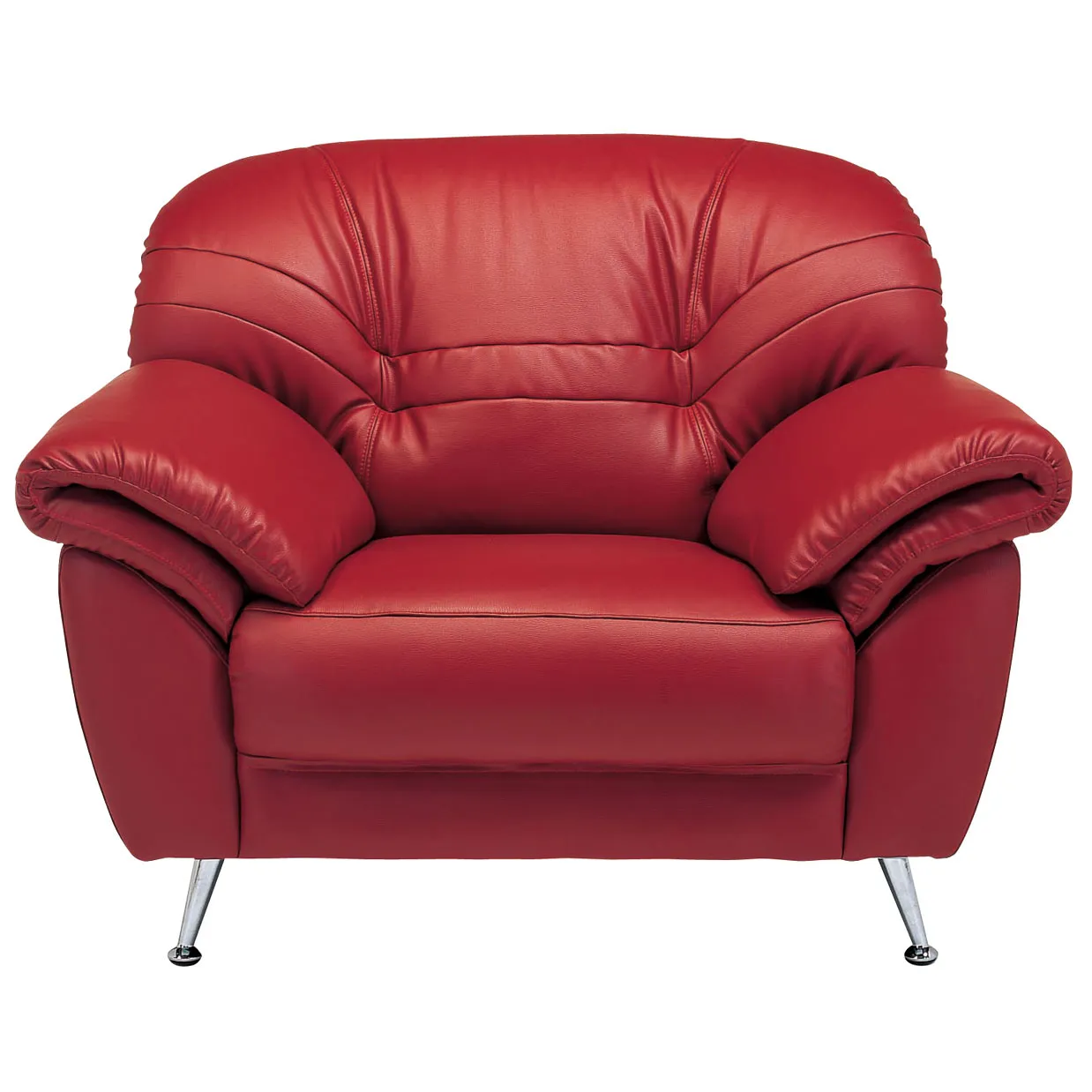 ソファバルセロナ 1人掛けレッド