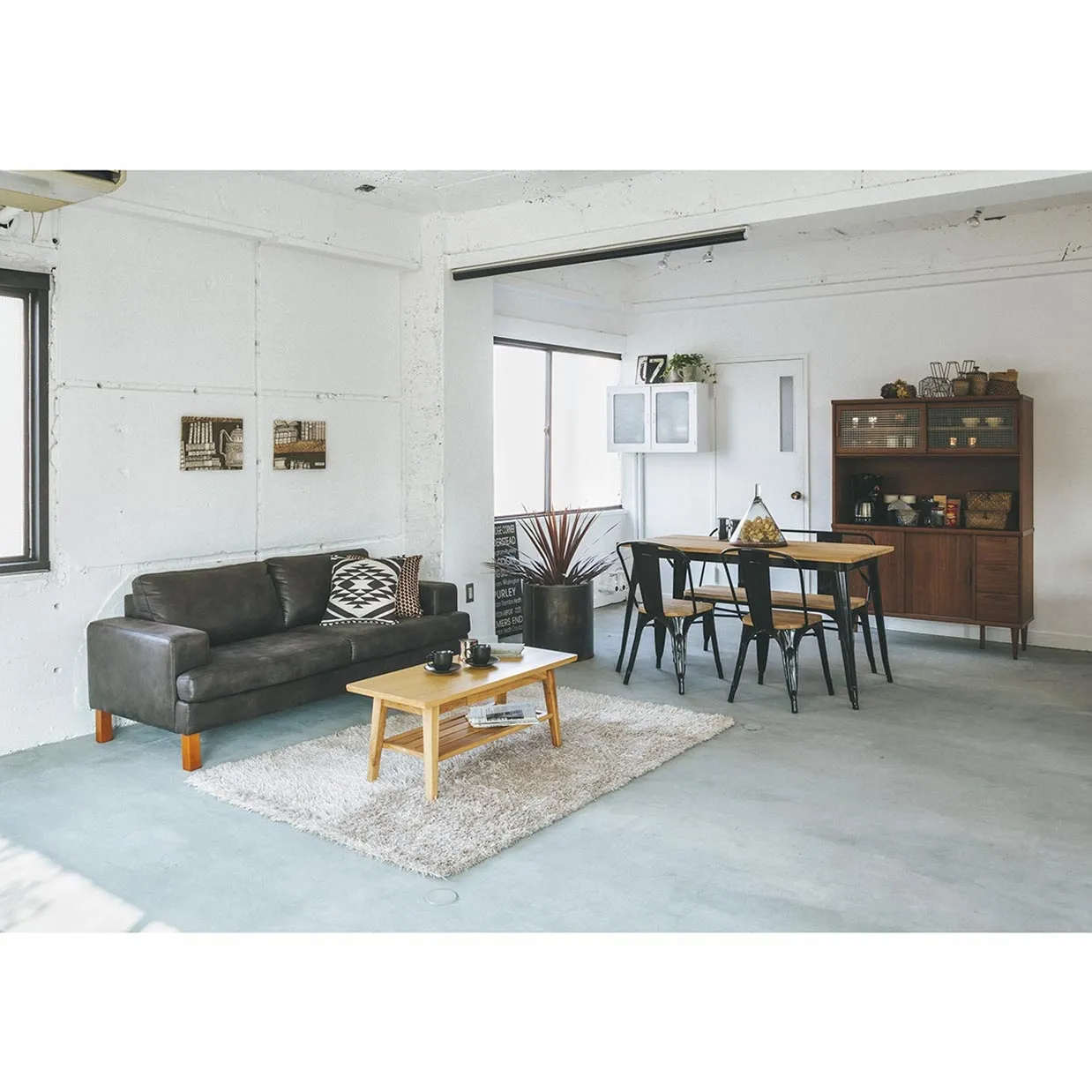 ソファNEW NEST 3人掛けダークグレー - 5