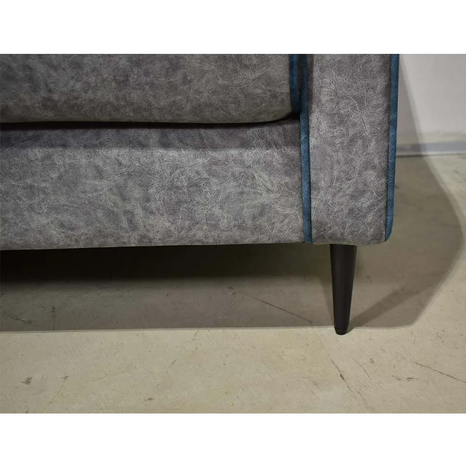 ソファNEW01 3人掛けグレー/ブルー - 6