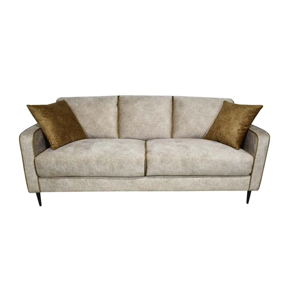 ソファNEW01 3人掛けベージュ/ブラウン