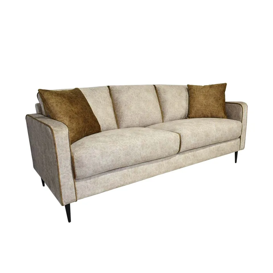 ソファNEW01 3人掛けベージュ/ブラウン - 2