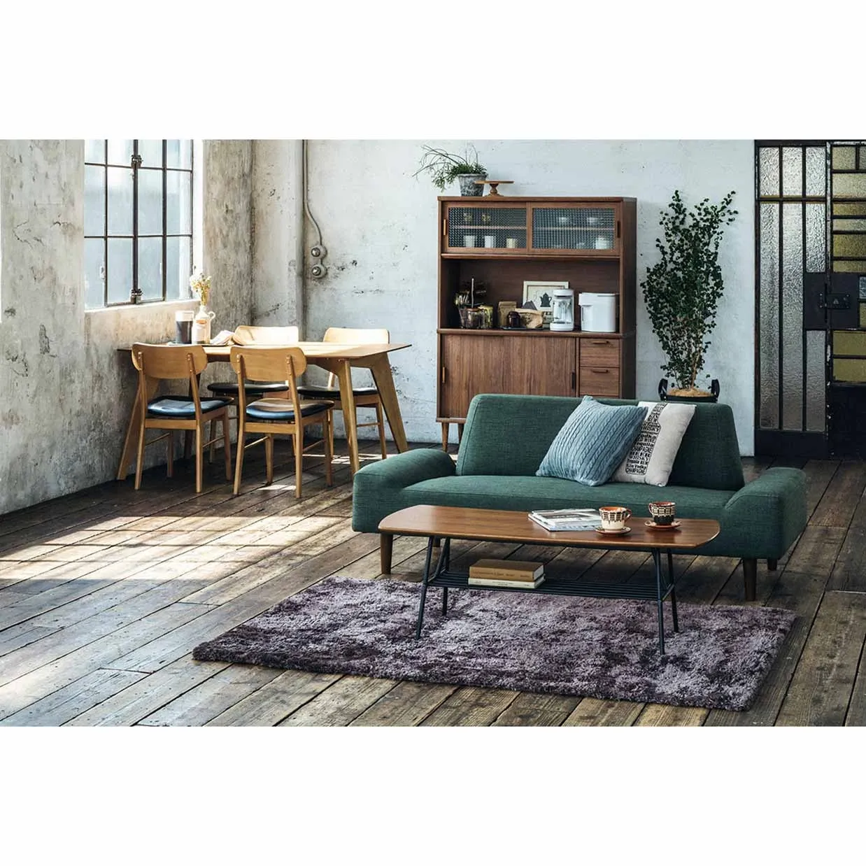 センターテーブルBF6901ウォールナット - 7