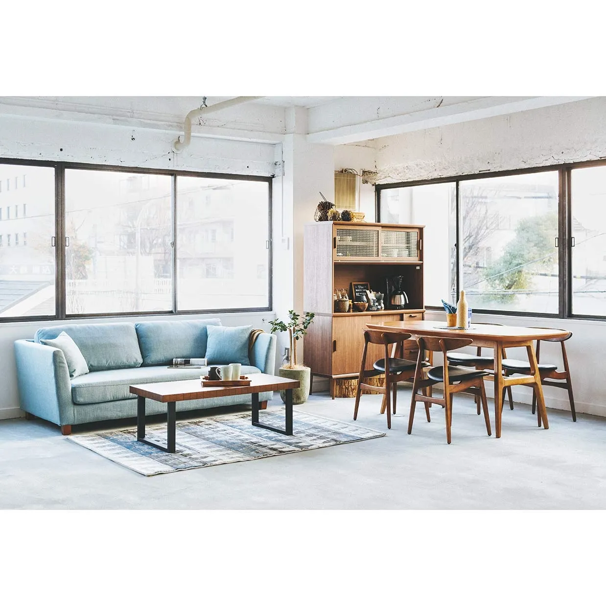 チェアRY54ウォールナット/ブラック - 5