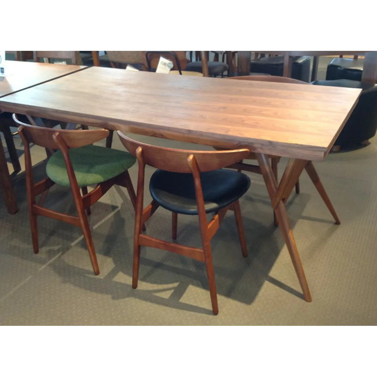 チェアRY54ウォールナット/グリーン - 4