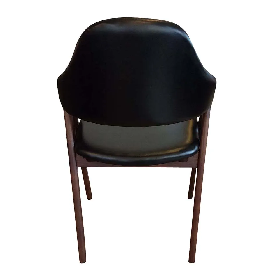 チェアRY14ウォールナット/ビニールブラック - 4