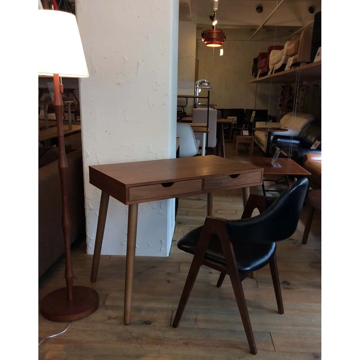 チェアRY14ウォールナット/ビニールブラック - 6