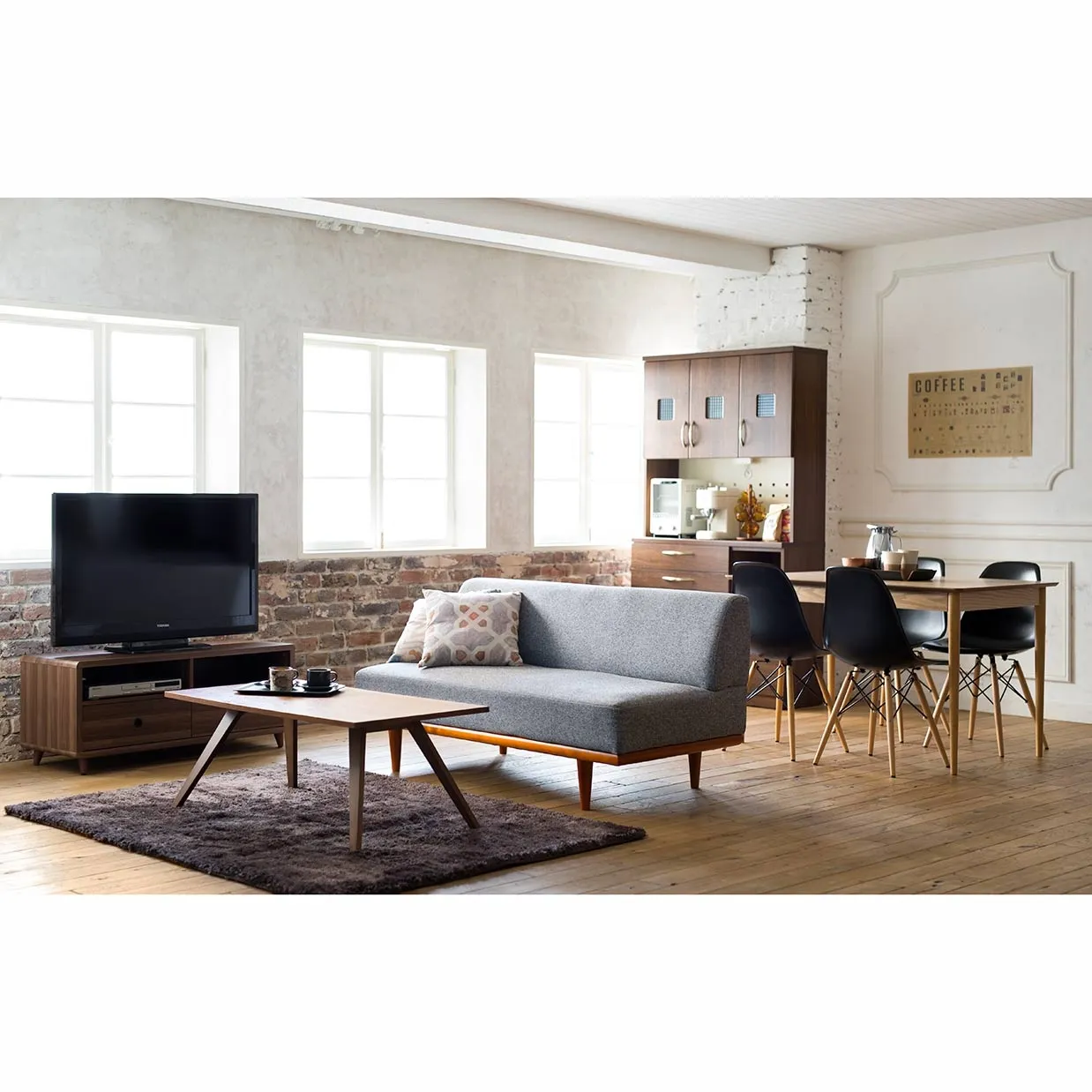 ソファ8105ブラウン/アイボリー - 5