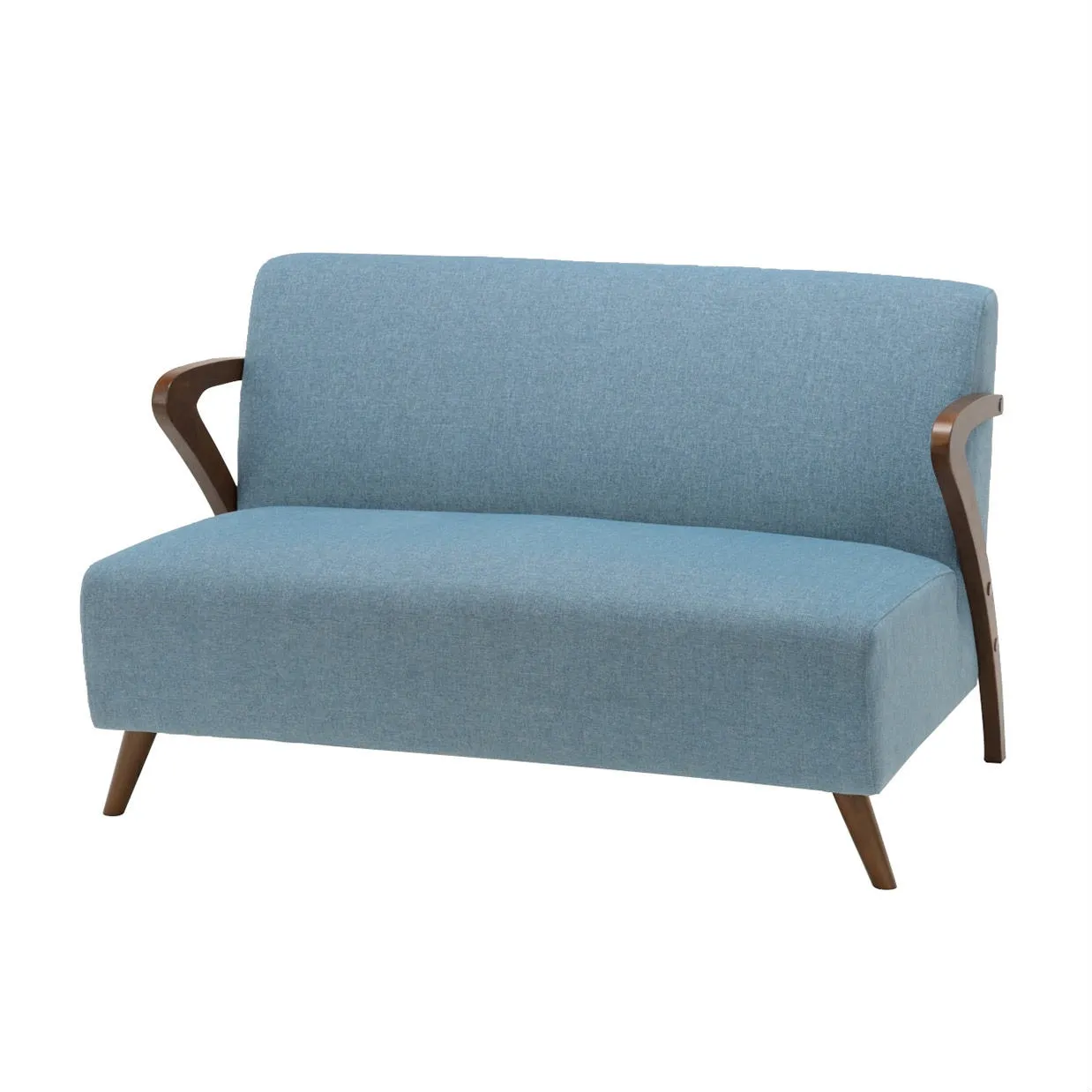 ソファ8581B 2人掛けブルー