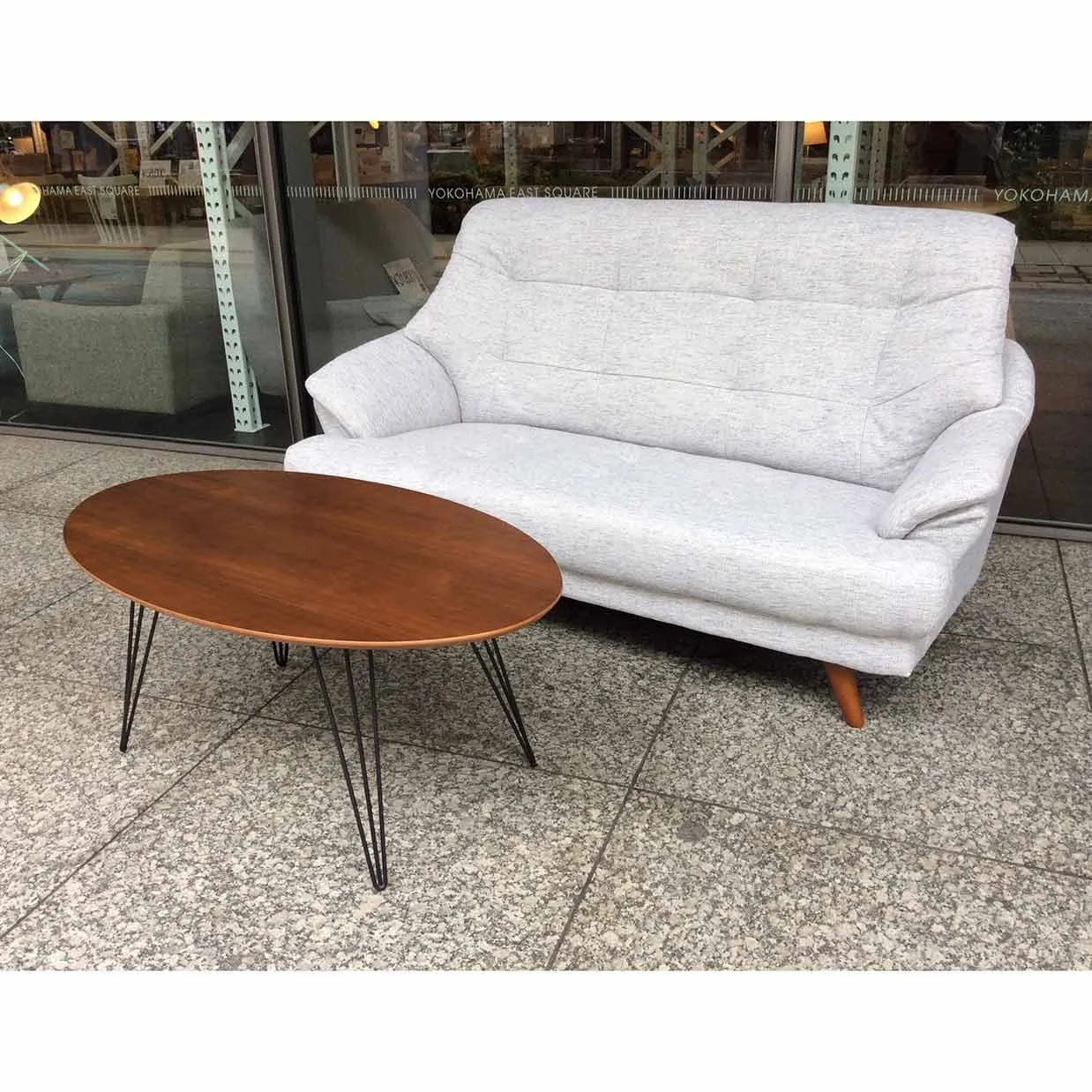 ソファHY2766 3人掛けライトグレー - 4