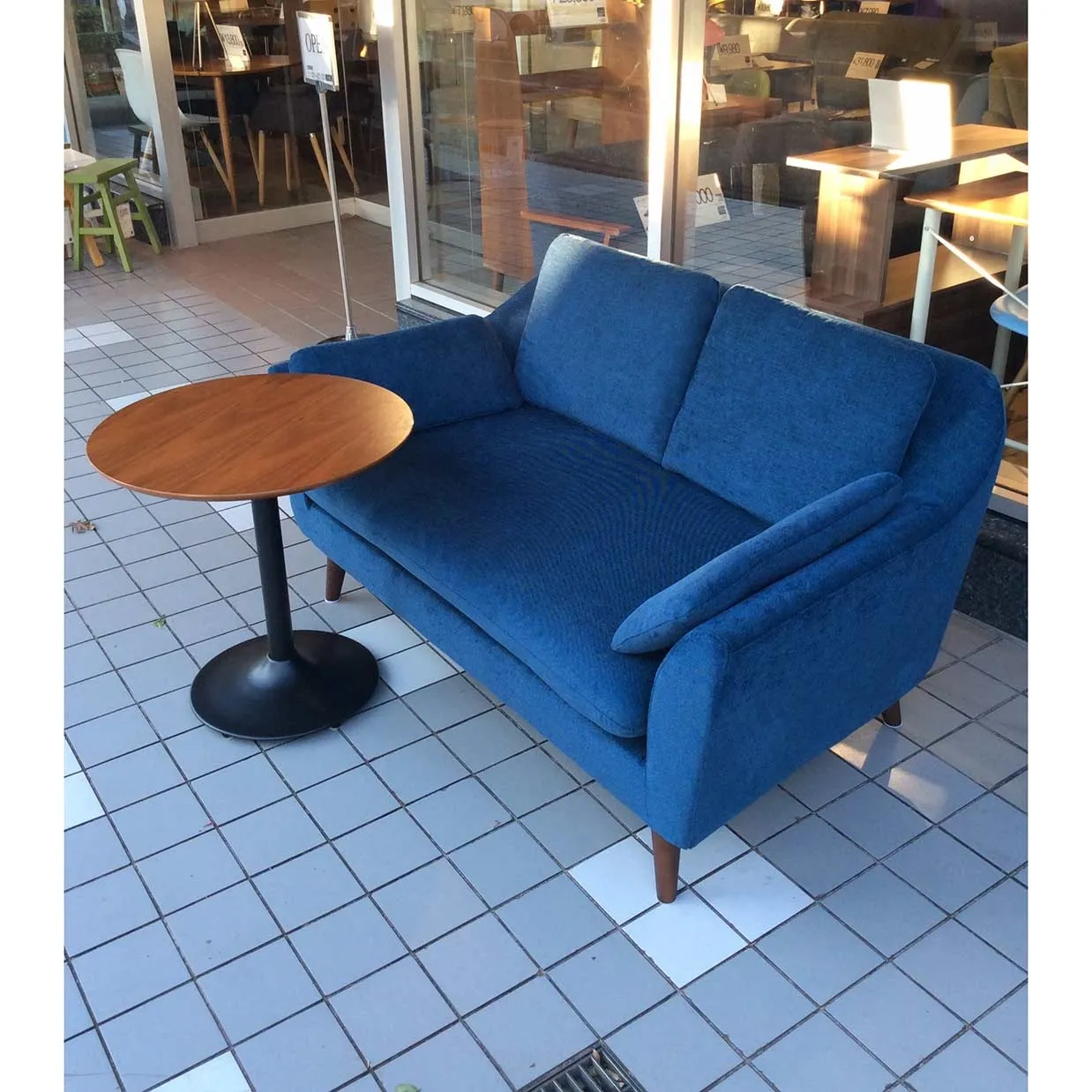 ソファTD7903 2人掛けブルー - 5