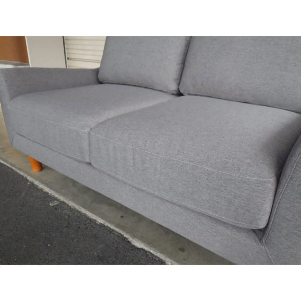 ソファTD2905 2人掛けグレー - 6