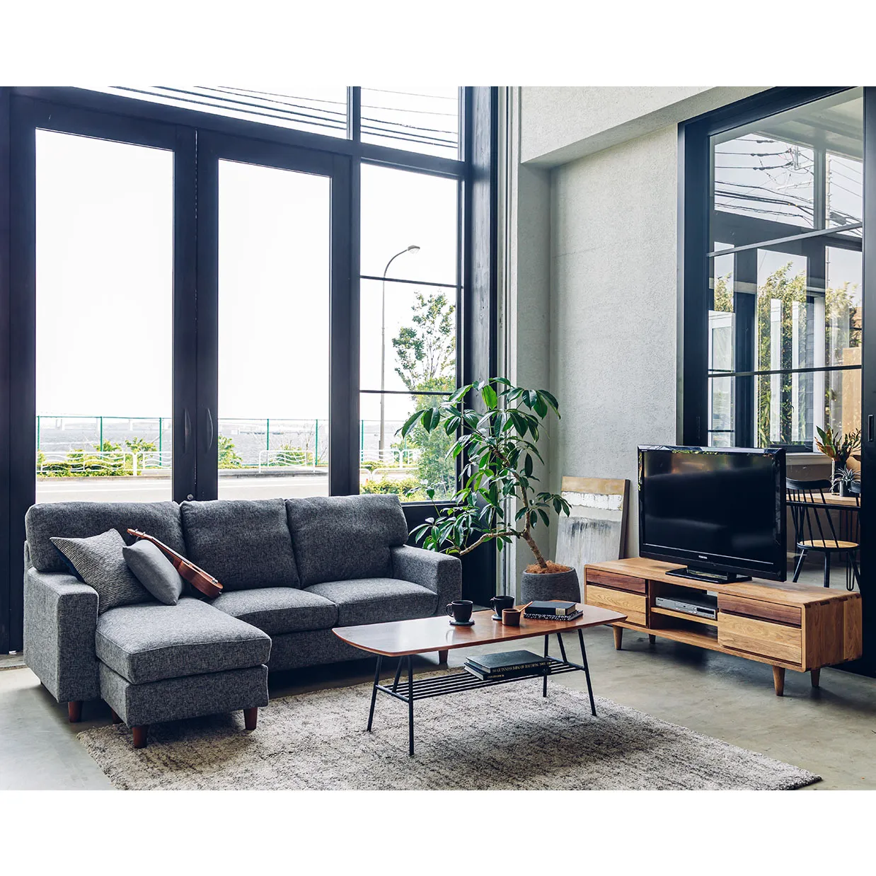 ソファHY0061ダークグレー - 7