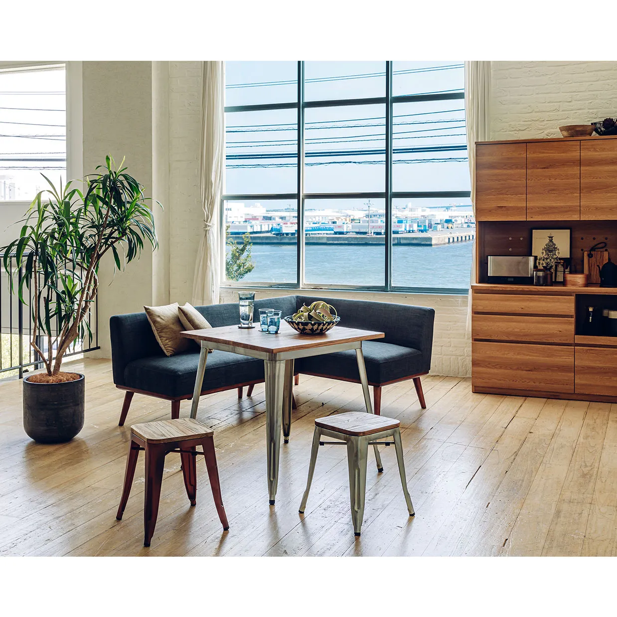 コーナーソファHY9655ダークグレー - 6