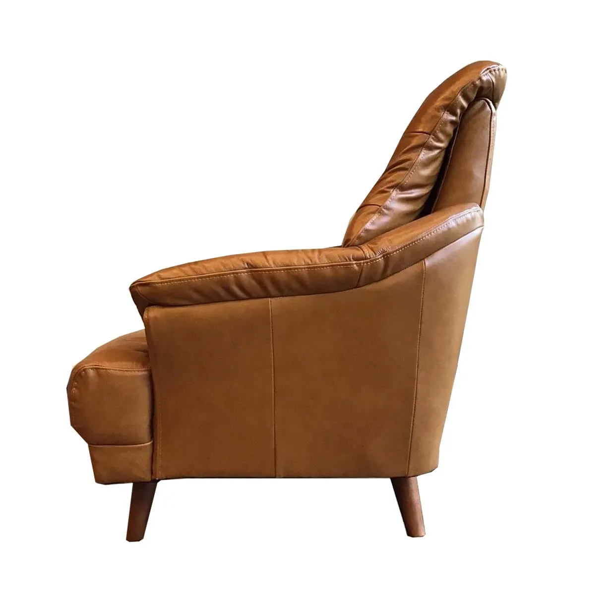 ソファHY2766【本革】3人掛けキャメル... - 4