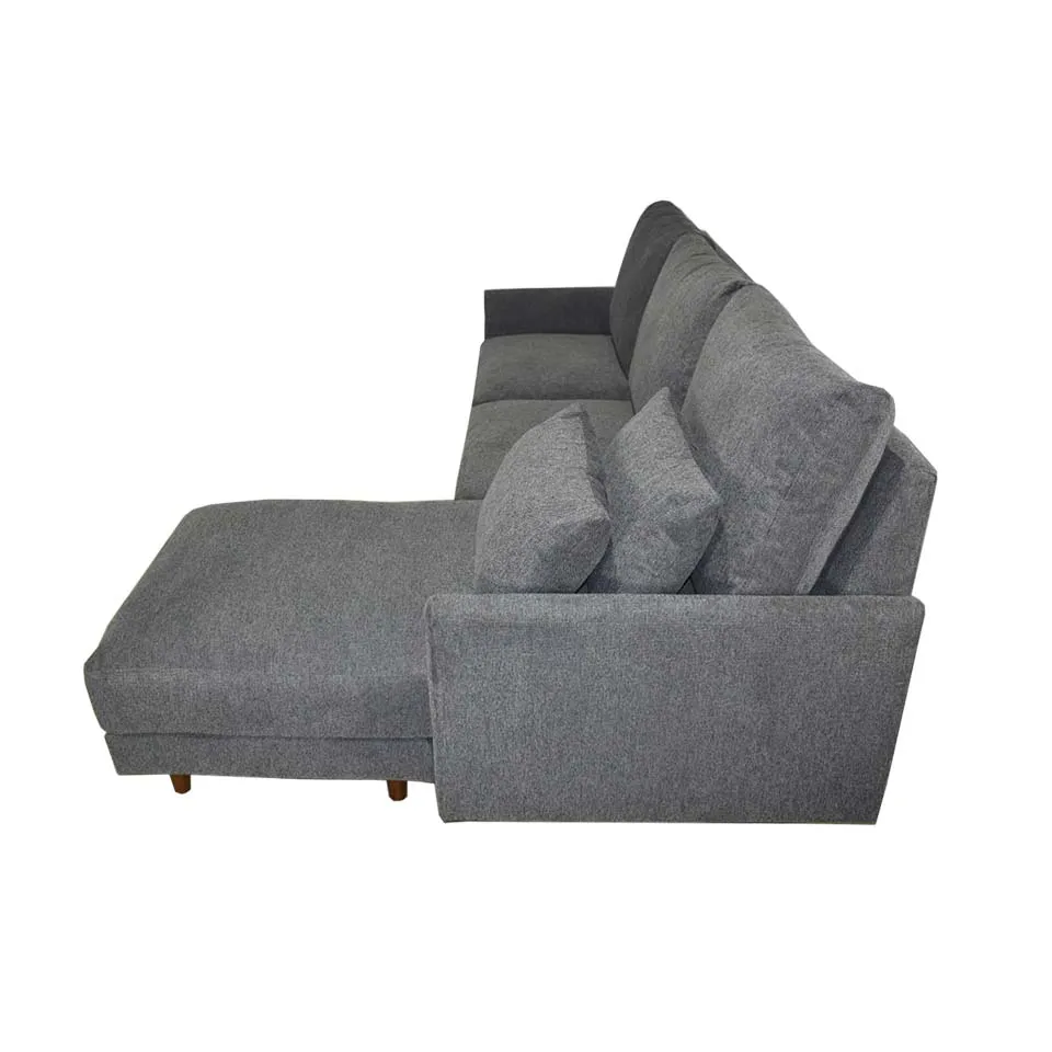 カウチソファMILOグレー - 5