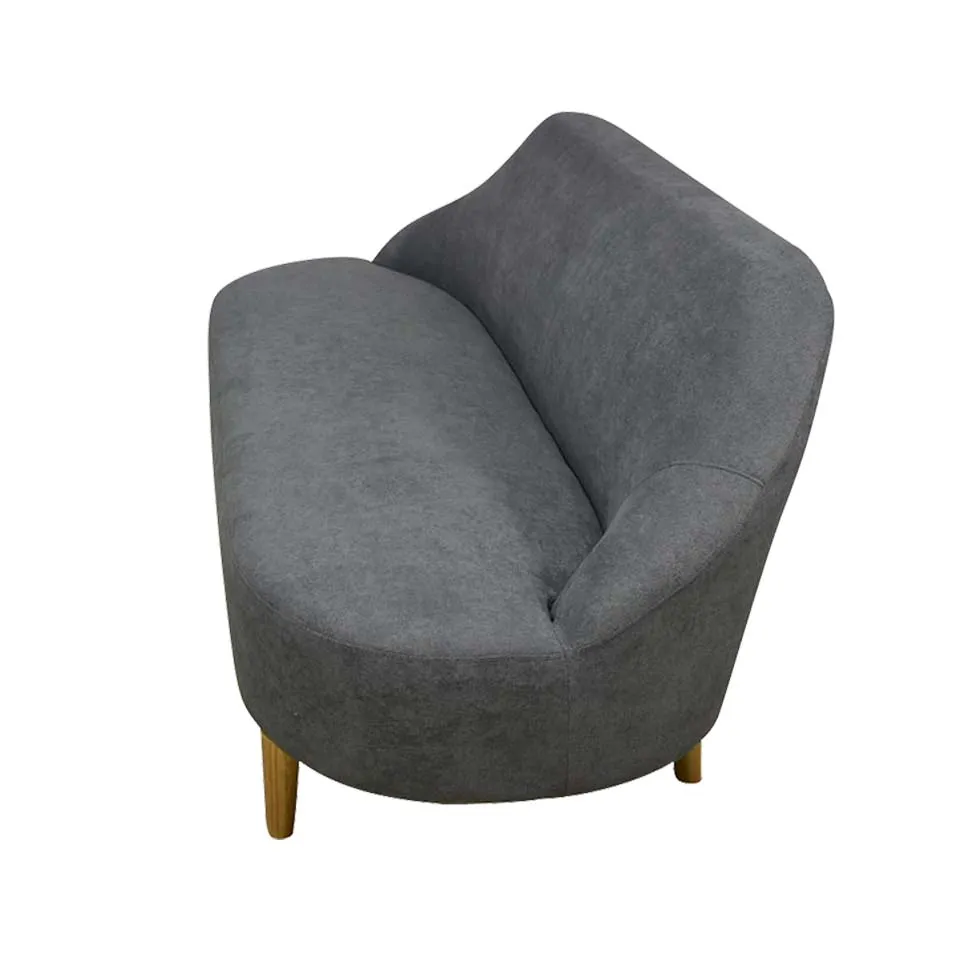 ソファ1637B 2人掛けNEWグレー - 3