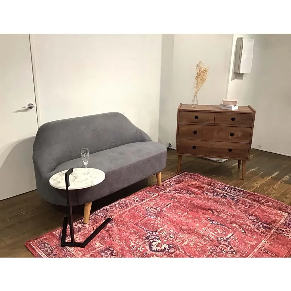 ソファ1637B 2人掛けNEWグレー - 6