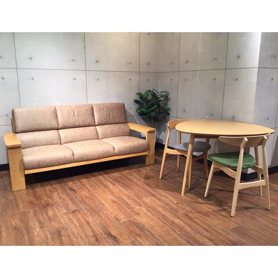 ソファNC779 3人掛けライトブラウン/... - 6