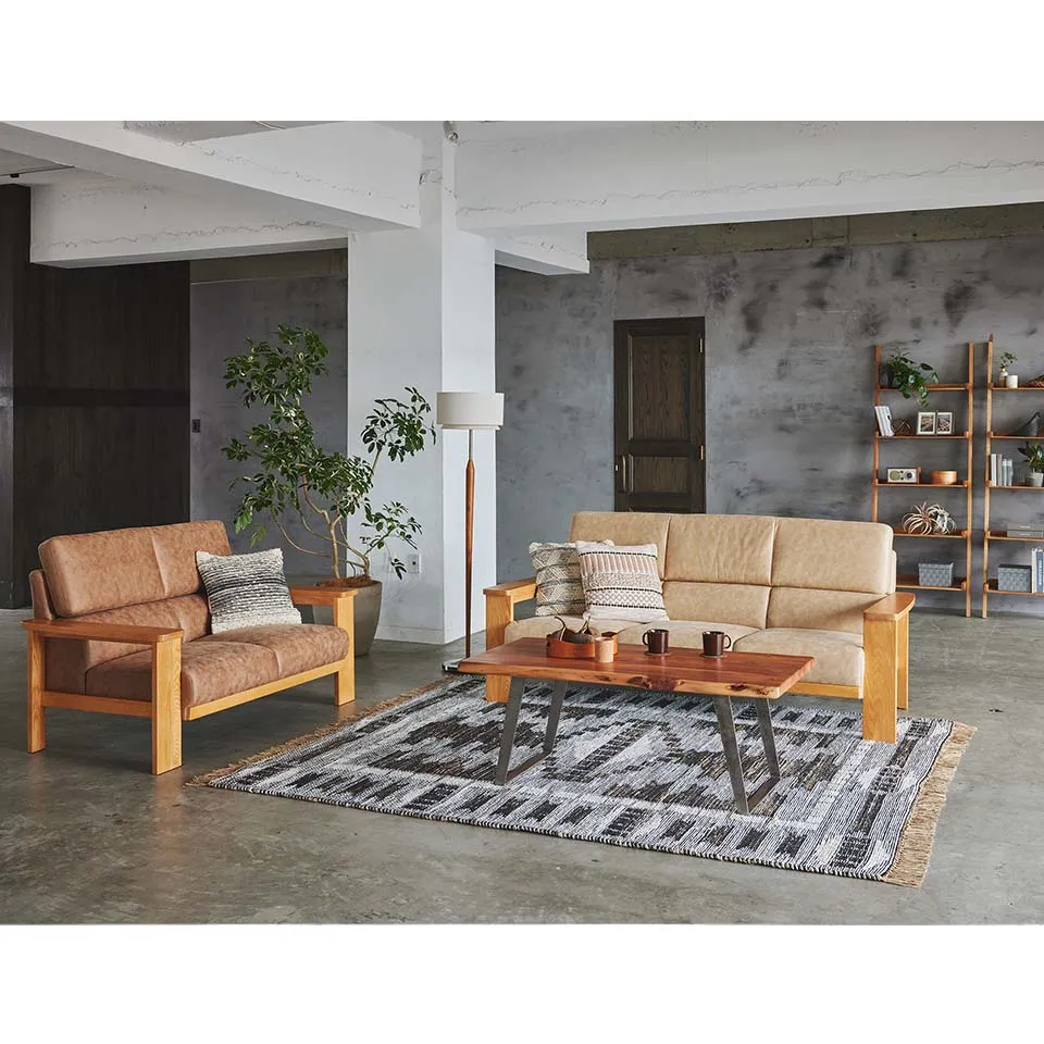 ソファNC779 3人掛けベージュ/ナチュラル - 7