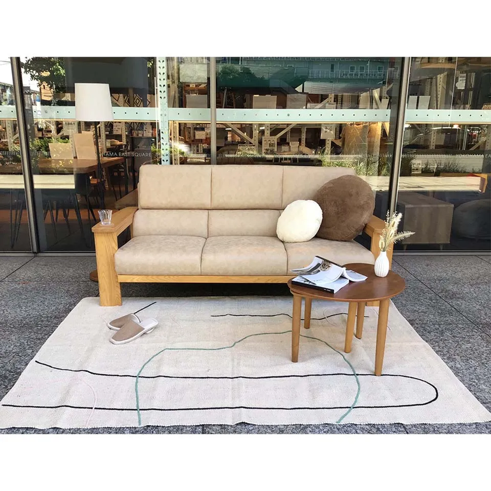 ソファNC779 3人掛けベージュ/ナチュラル - 5