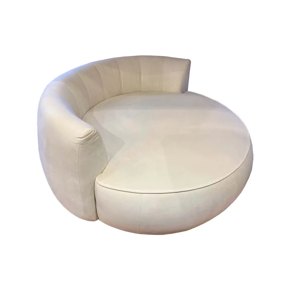 ソファCIRCLE 2人掛けホワイト/ライト... - 5