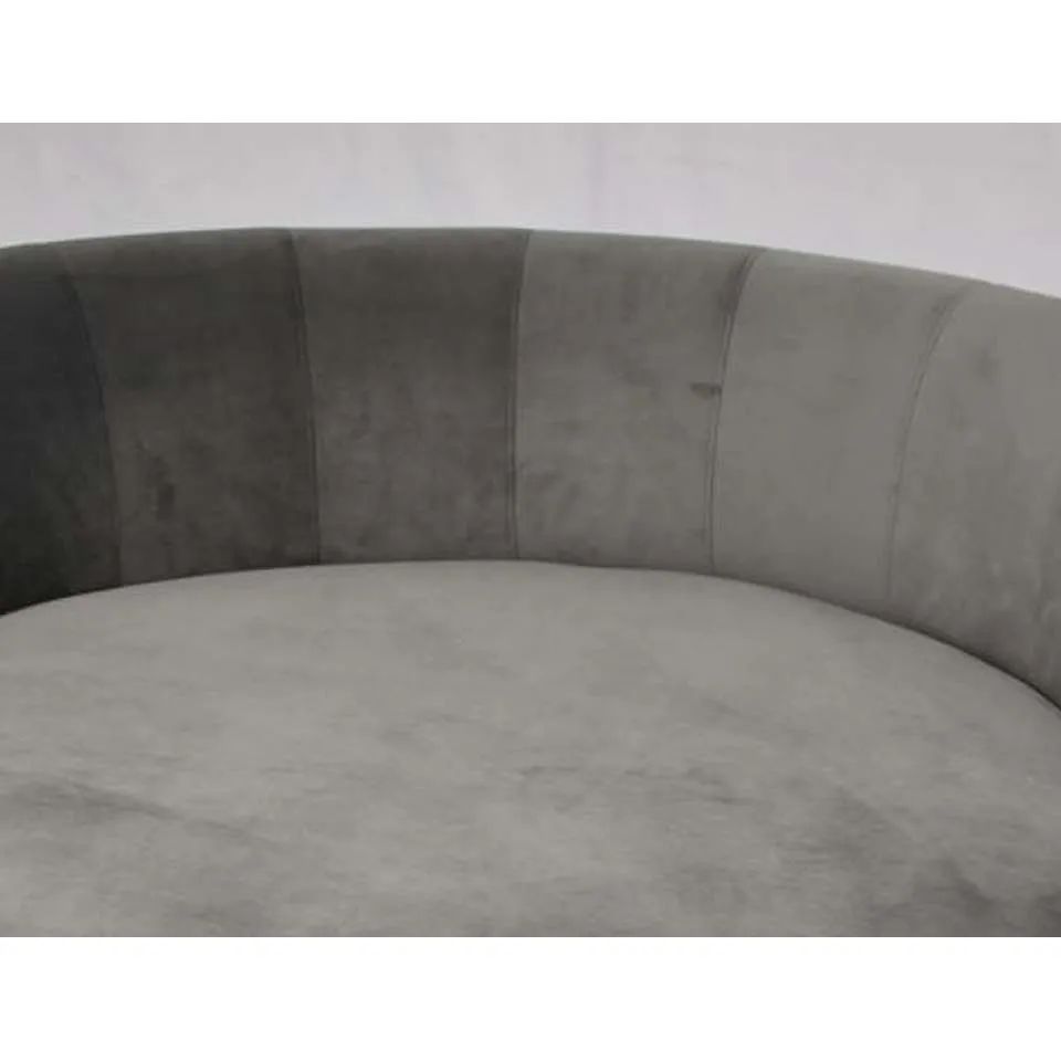 ソファCIRCLE 2人掛けグレー/ブラウン - 7