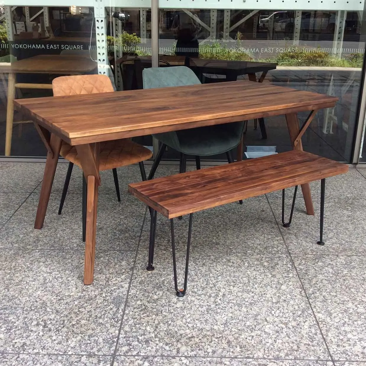 テーブルMK-Z008 160【送料無料・大型商品】ウォールナット - 4