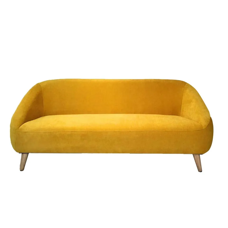 ソファALEXIA 3人掛けNEWイエロー