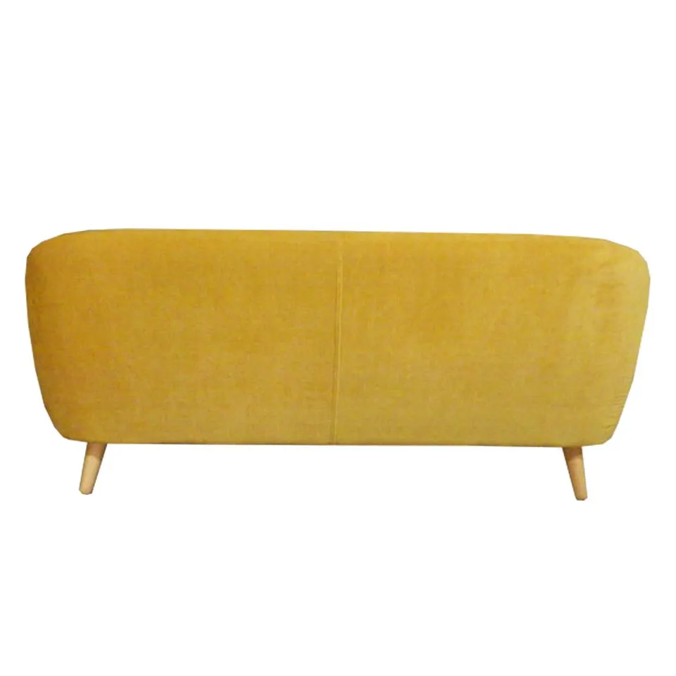 ソファALEXIA 3人掛けNEWイエロー - 4