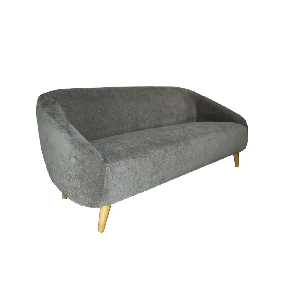 ソファALEXIA 3人掛けNEWグレー - 3