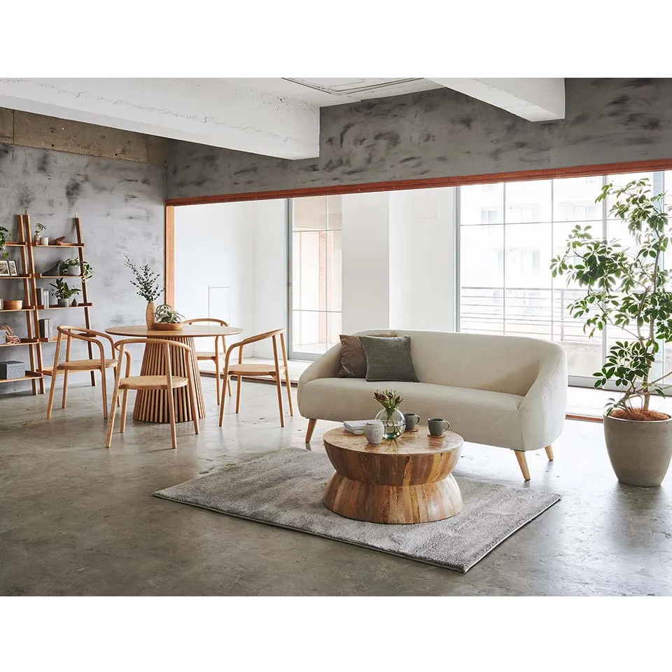 ソファALEXIA 3人掛けアイボリー - 8