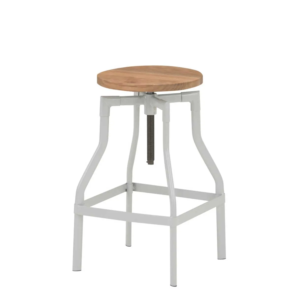 スツールGZ4526-24Mグレー/ナチュラル - 2